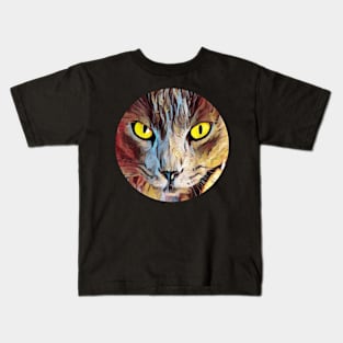 Fluffy floppy cat Kids T-Shirt